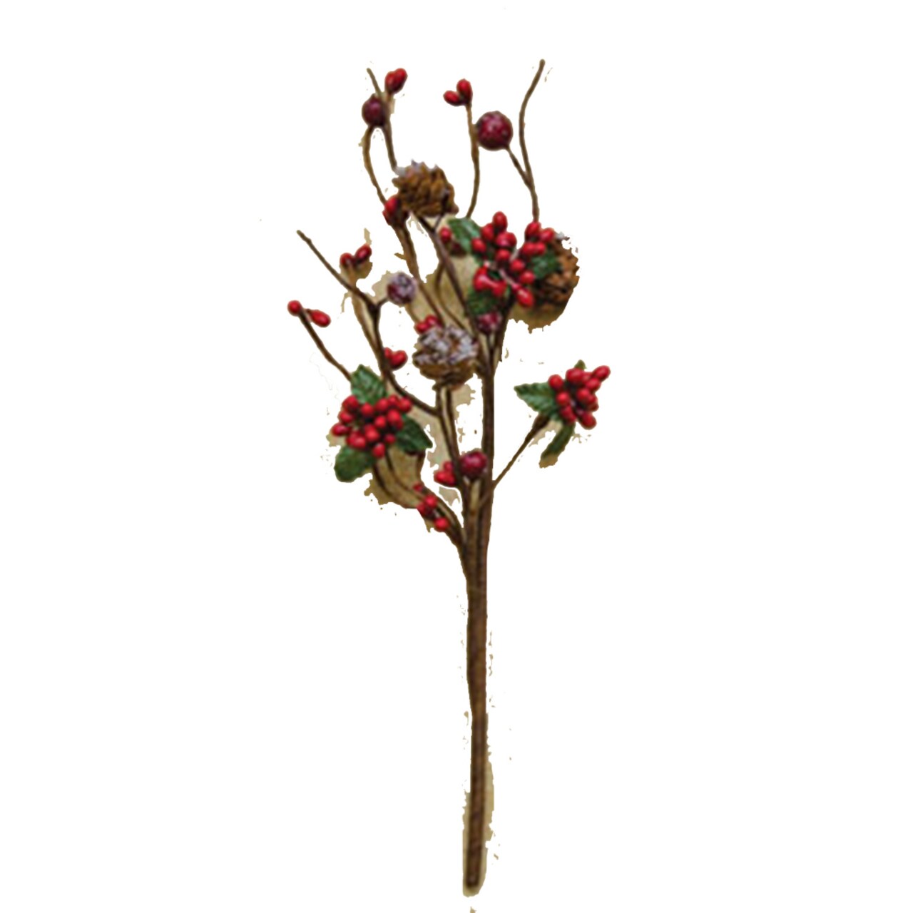 12”Long Fancy Winter Berry Pick Perfect for Christmas Arrangements or Wreaths